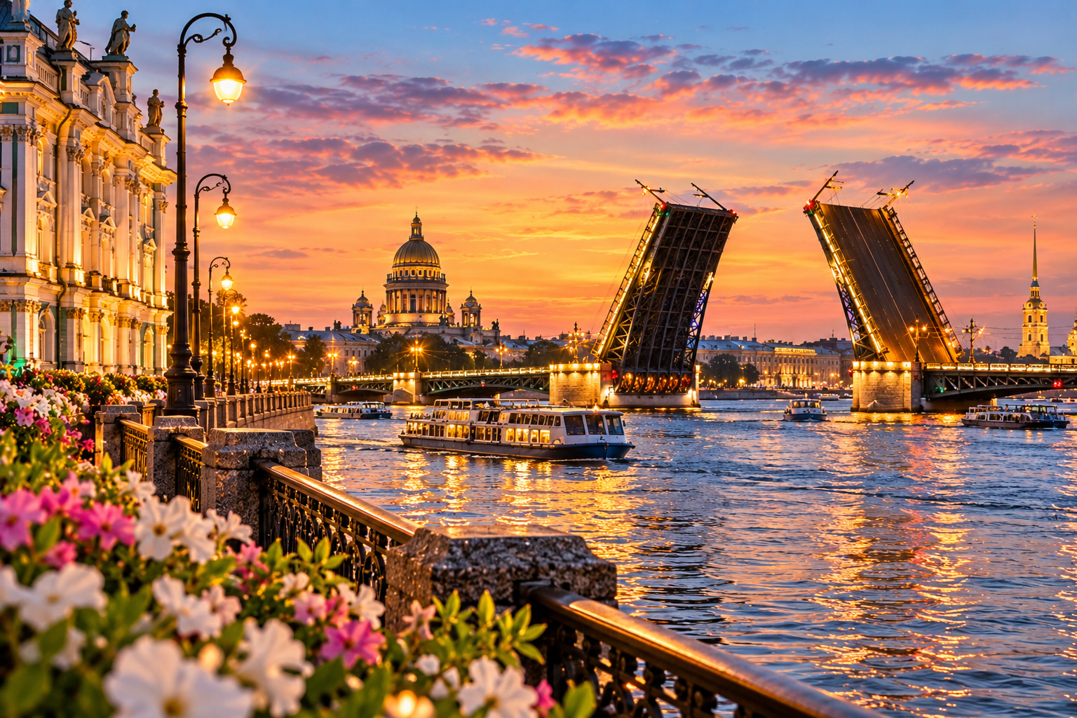 Санкт-Петербург Мелодия белых ночей
