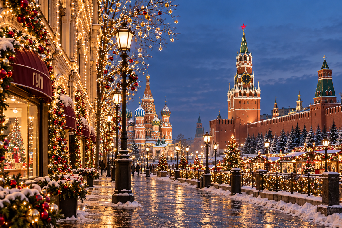 Москва - Новогодние зарисовки праздничной столицы