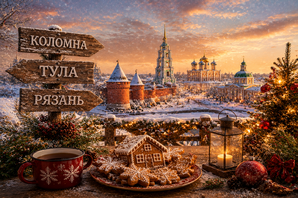 Пряничный Новый год: Коломна - Тула - Рязань